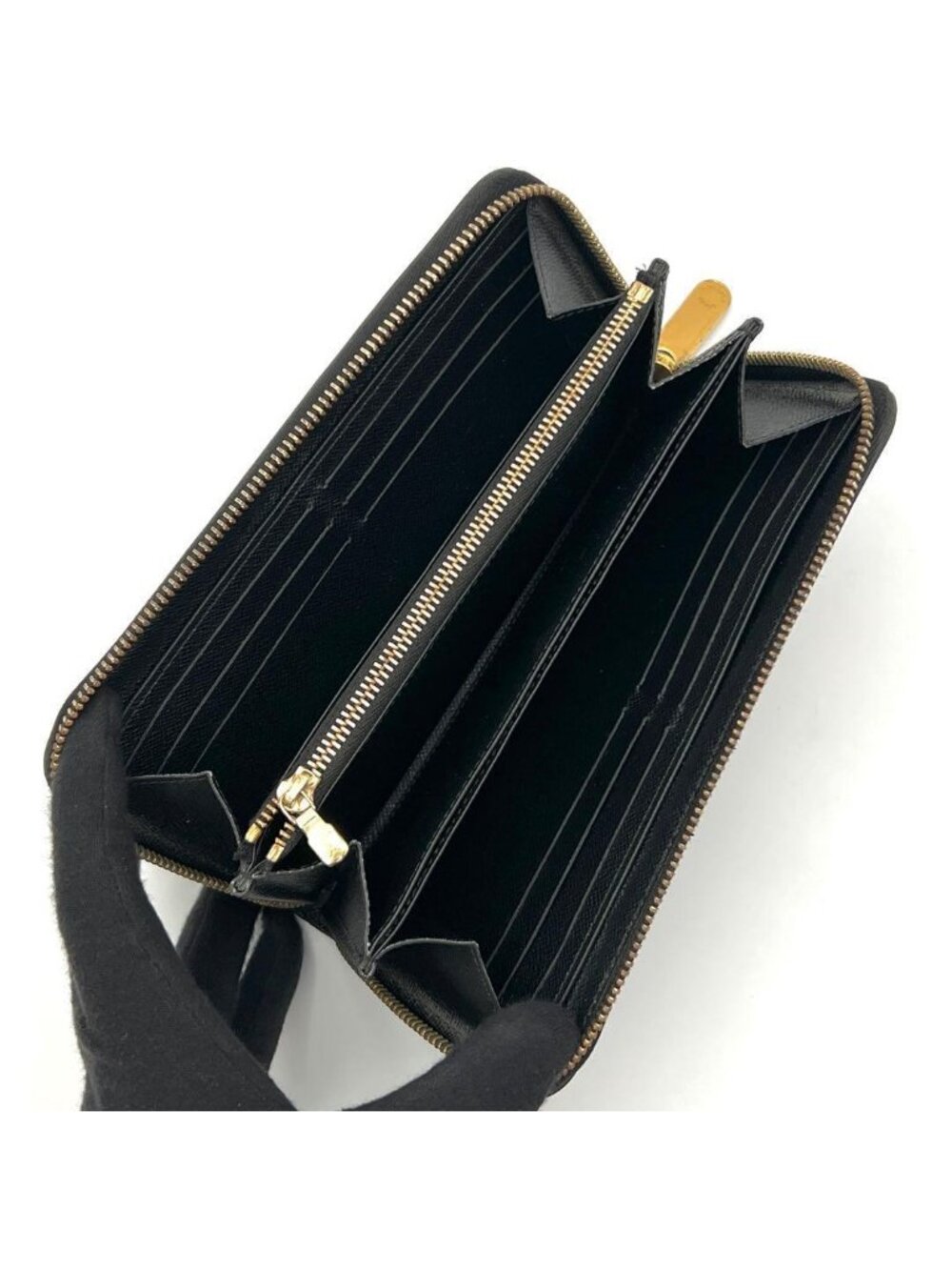 Louis Vuitton Epi Zippy Wallet Gold Black - Picture 3 of 10